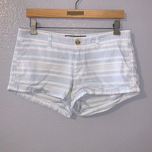 Abercrombie & Fitch blue striped summer shorts